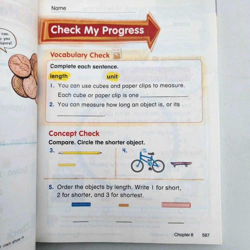 NEW My Math Grade 1 Book 1st Grade Volume 2 McGraw-Hill Elementary Math Connects